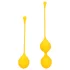 Loveline - Silikon Geishakugel Set - 2-teilig (gelb)