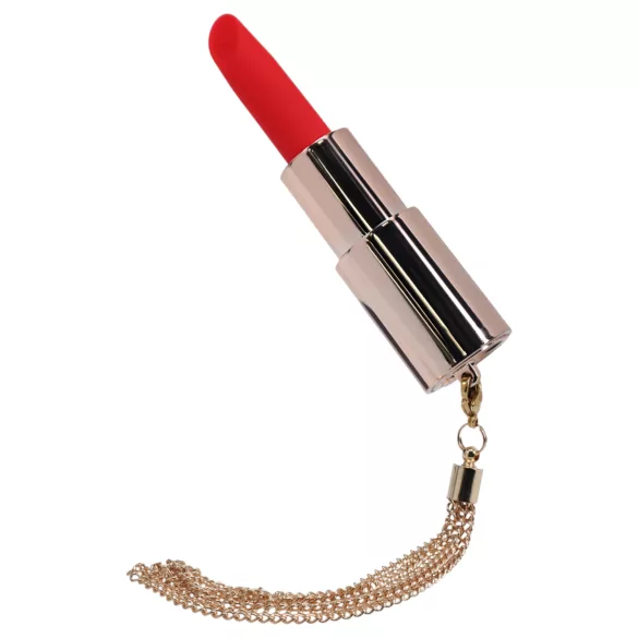 Loveline Candy - Lippenstift-Vibrator mit 4 Aufsätzen (rosa)