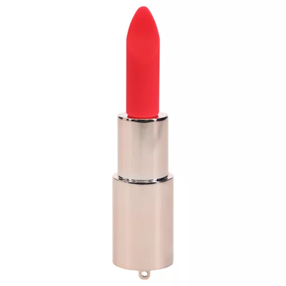 Loveline Candy - Lippenstift-Vibrator mit 4 Aufsätzen (rosa)