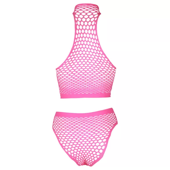 Ouch! - Leuchtendes Dessous-Set (Pink)