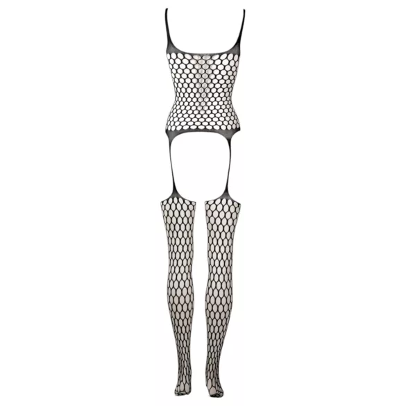 Le Désir - gepunktetes Netz-Set (schwarz) - S-XL