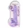REALROCK - durchsichtiges lebensechtes Dildo - lila (22cm)