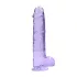 REALROCK - durchsichtiges lebensechtes Dildo - lila (22cm)