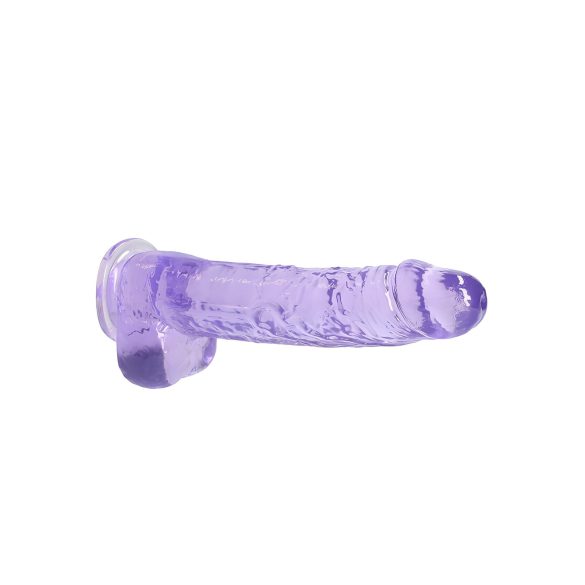 REALROCK - durchsichtiges lebensechtes Dildo - lila (22cm)