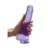 REALROCK - durchsichtiges lebensechtes Dildo - lila (22cm)
