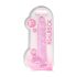 REALROCK - transparenter realitätsnaher Dildo - Pink (22cm)
