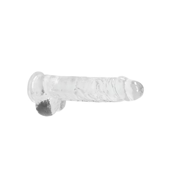 REALROCK - Transparenter realistisch Dildo - klar (22cm)