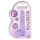 REALROCK - transparenter realistischer Dildo - lila (15cm)