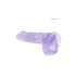 REALROCK - transparenter realistischer Dildo - lila (15cm)