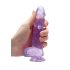 REALROCK - transparenter realistischer Dildo - lila (15cm)