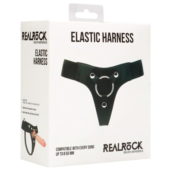 REALROCK Elastisch - Strap-on Slip (schwarz)