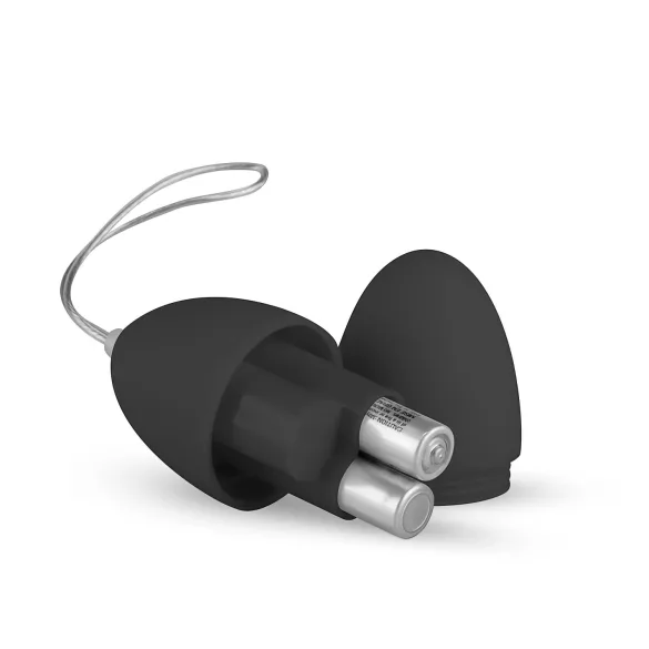 EasyToys - tragbares vibrierendes Ei mit Funkfernbedienung, 7 Rhythmen (schwarz)