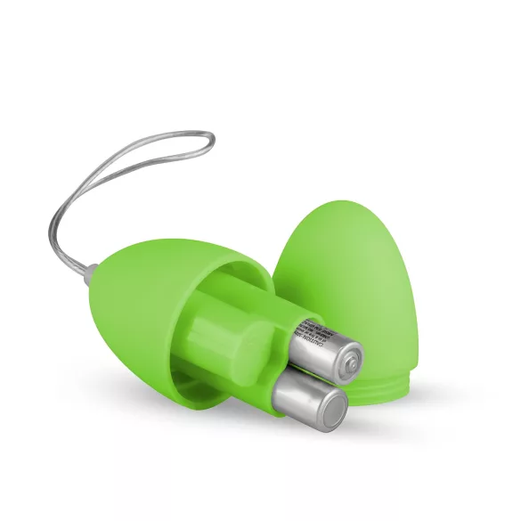 Easytoys - 7-fach Vibrations-Ei mit Fernsteuerung (grün)