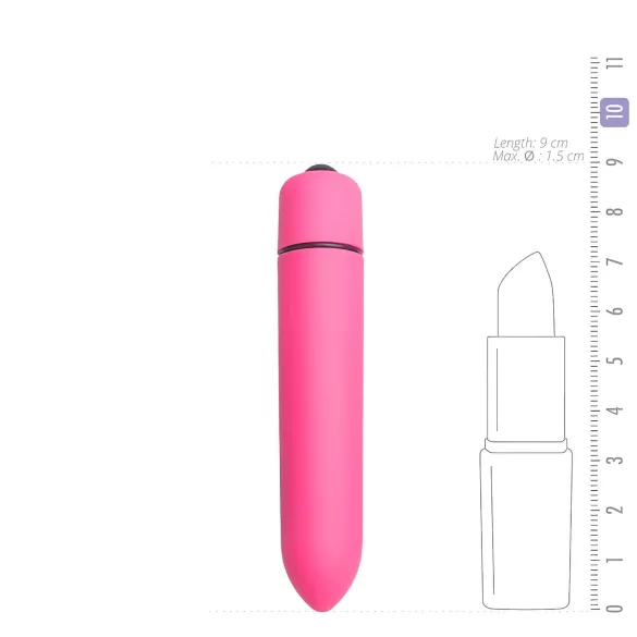 Easytoys Bullet - wasserdichter Vibrator (pink)