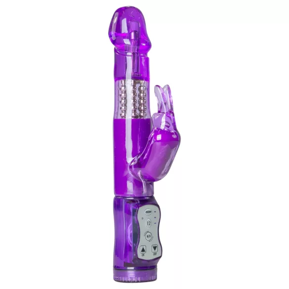 Easytoys Rabbit - drehende Perlen Clit Vibrator (lila)