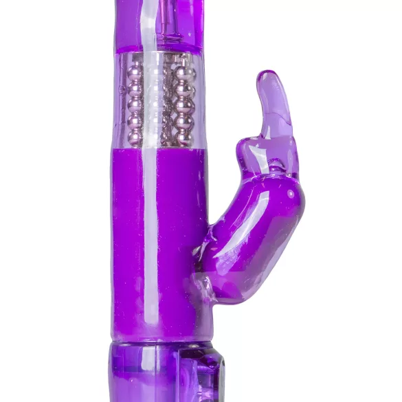 Easytoys Rabbit - drehende Perlen Clit Vibrator (lila)