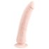 Easytoys – Silikon-Dildo mit Saugnapf (21 cm) – Naturfarbe