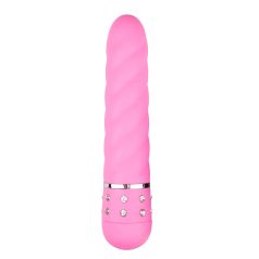 Easytoys Diamond - gedrehter Stabvibrator (pink)