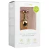 EasyToys Metal No.1 - Analplug in Kegelform mit lila Stein (gold, 2,5 cm)
