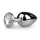 EasyToys - Analplug aus Metall (silber-weiß)