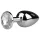 EasyToys - Analplug aus Metall (silber-weiß)