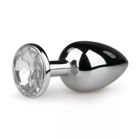 EasyToys - Analplug aus Metall (silber-weiß)