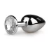 EasyToys - Analplug aus Metall (silber-weiß)