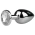 EasyToys - Analplug aus Metall (silber-weiß)