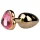 Easytoys Metall No.3 - Analdildo - gold-pink (2,5cm)