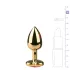 Easytoys Metall No.3 - Analdildo - gold-pink (2,5cm)