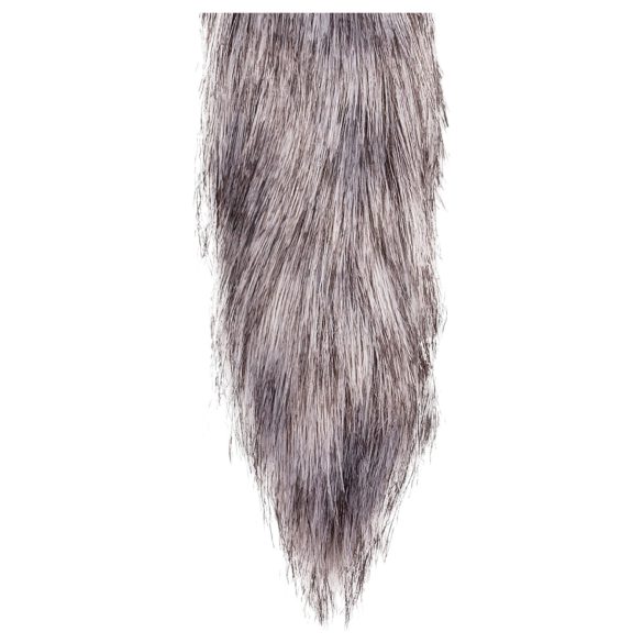 Easytoys Fox NO5 - Metall Anal Plug mit Fuchsschwanz (Silber-Silber)