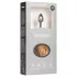 EasyToys Fox NO1 - Metall-Analplug mit Fuchsschwanz (silber-rot)