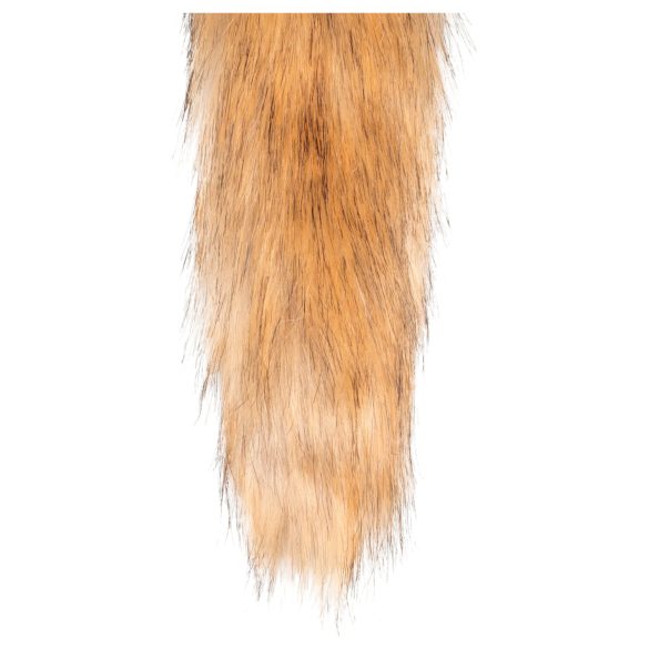 Easytoys Fox NO1 - Metall Analplug mit Fuchsschwanz (gold-rot)