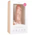 Easytoys - Saugnapf-Dildo mit Hoden (17,5cm) - natur
