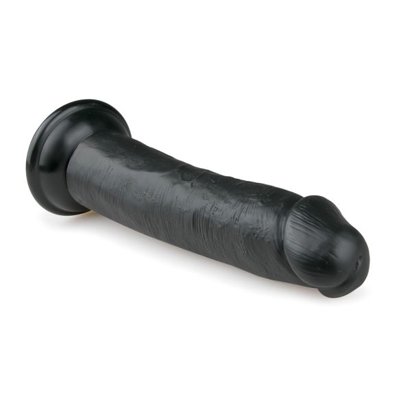 Easytoys - Natürlicher Dildo mit Saugnapf (20,5 cm) - Schwarz