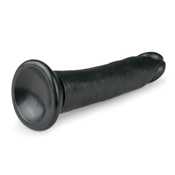 Easytoys - Natürlicher Dildo mit Saugnapf (20,5 cm) - Schwarz