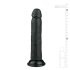 Easytoys - Natürlicher Dildo mit Saugnapf (20,5 cm) - Schwarz