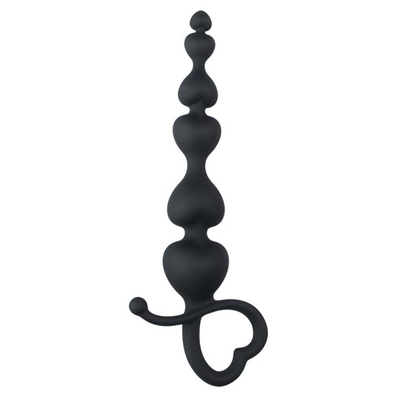 EasyToys - Perlen-Anal-Dildo (schwarz)