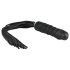 Easytoys Flogger - Peitsche und Silikon-Dildo in einem (Schwarz)