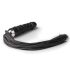 Easytoys Flogger - Peitsche und Silikon-Dildo in einem (Schwarz)