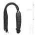 Easytoys Flogger - Peitsche und Silikon-Dildo in einem (Schwarz)