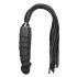 Easytoys Flogger - Peitsche und Silikon-Dildo in einem (Schwarz)