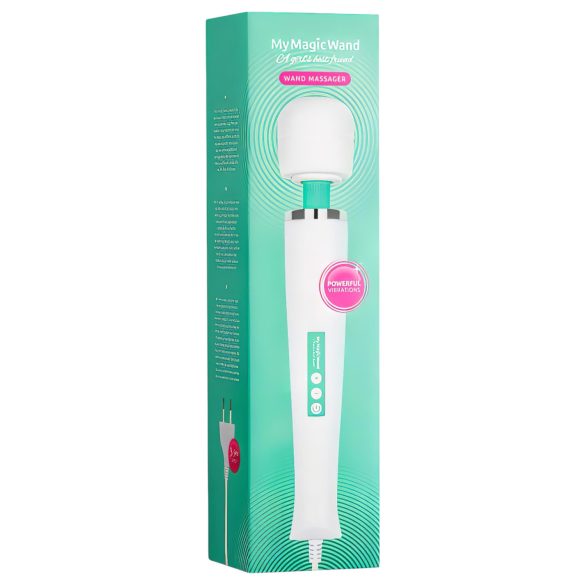 MyMagicWand - kraftvoller Massage-Vibrator (Weiß-Türkis)