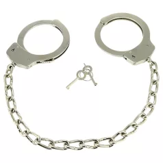 Rimba - Lange Ketten, Stahl-Fußfesseln (silber) - 2 Stk.