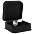 Rimba XS - Analplug aus Metall (silber) mit rosa Stein