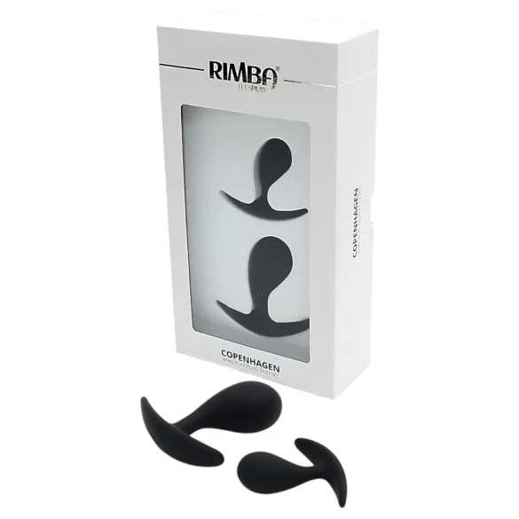 Rimba Copenhagen - Analplug-Set (schwarz, 2 Stück)