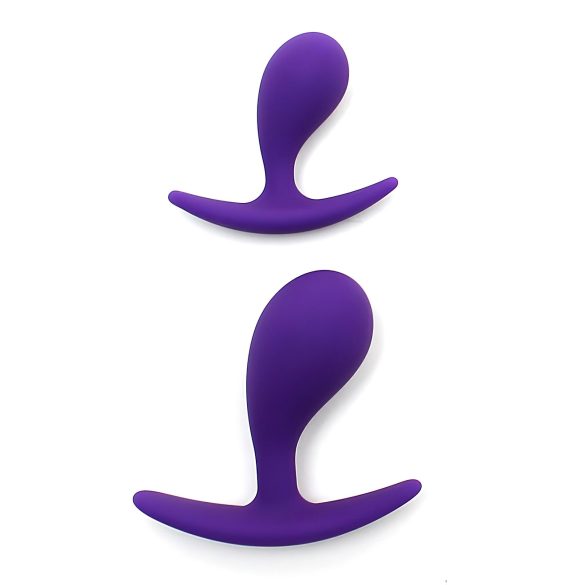 Rimba Copenhagen - Analdildo-Set - Lila (2 Stk.)