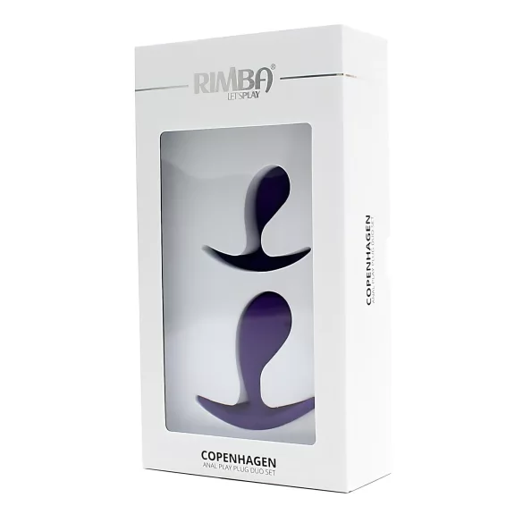 Rimba Copenhagen - Analplug-Set (lila, 2 Stück)