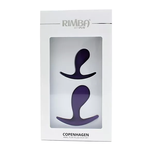 Rimba Copenhagen - Analplug-Set (lila, 2 Stück)