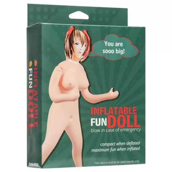Aufblasbarer Spaß - Du bist sooo groß - aufblasbare Gummipuppe
